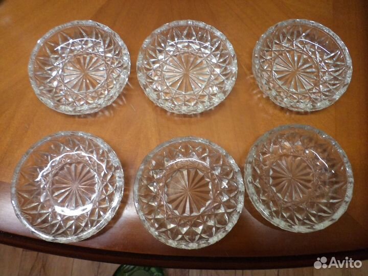 Вазы Пепельница СССР 1кдо Розетки ладьи хрусталь