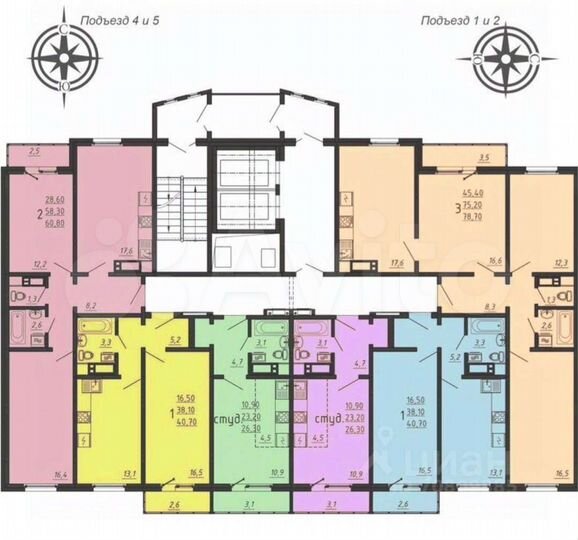 Квартира-студия, 23 м², 10/19 эт.