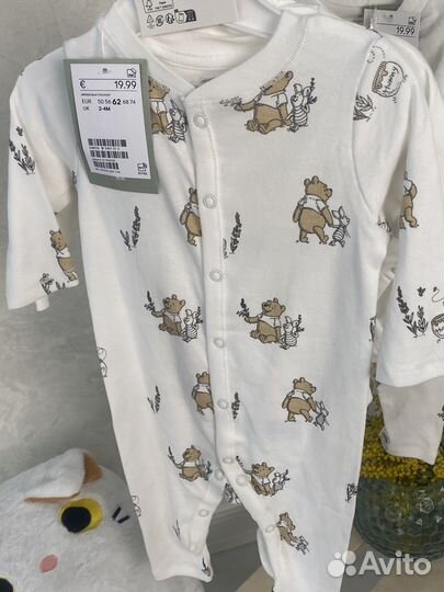 Детский комплект для новорожденного, 56,62