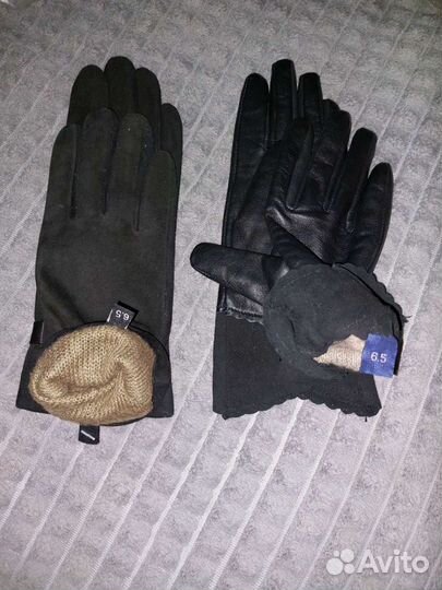 Перчатки натуральные кожаные