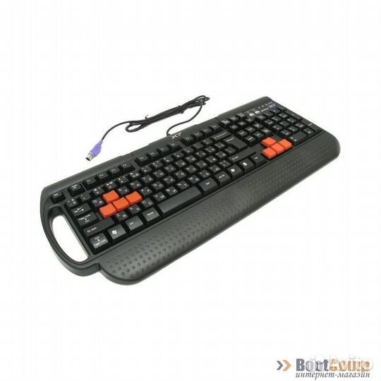 Клавиатура A4 X7-G700 черный PS/2