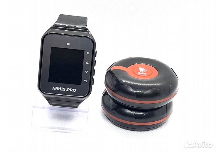 Влагозащищенная кнопка вызова официанта и часы