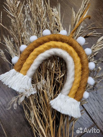 Мини радуга макраме