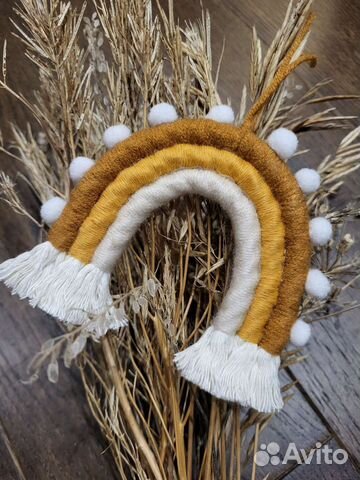 Мини радуга макраме