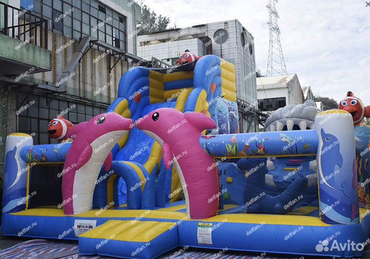 Надувной батут в наличии на складе