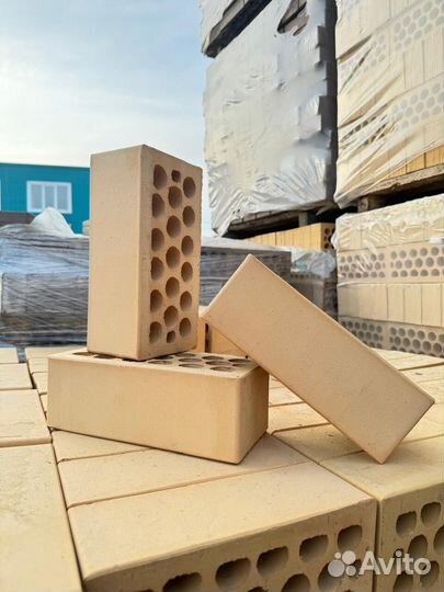 Кирпич облицовочный Солома гладкая 1,4 нф