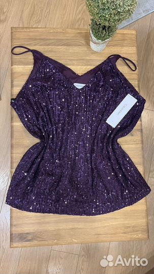 Топ с пайетками Calvin Klein