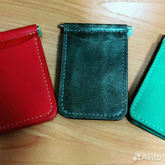 Кардхолдер из натуральной кожи ручной работы