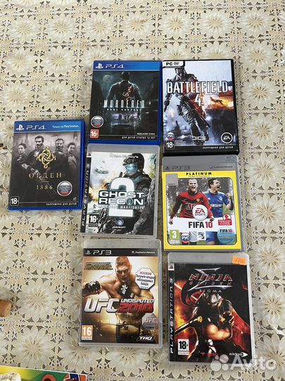 Диски на ps3 и ps4