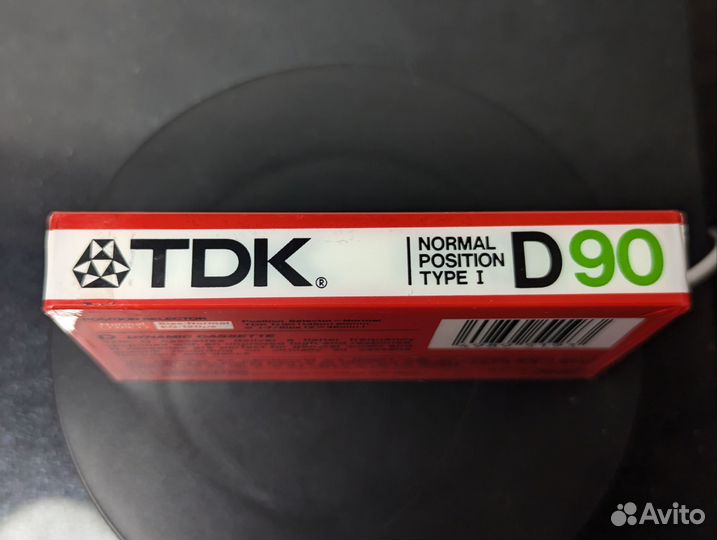 Аудиокассета TDK D90 (1985)