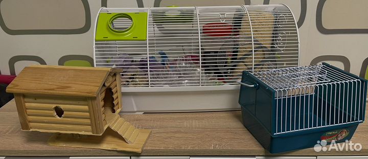 Клетка для хомяка и все сопутствующее