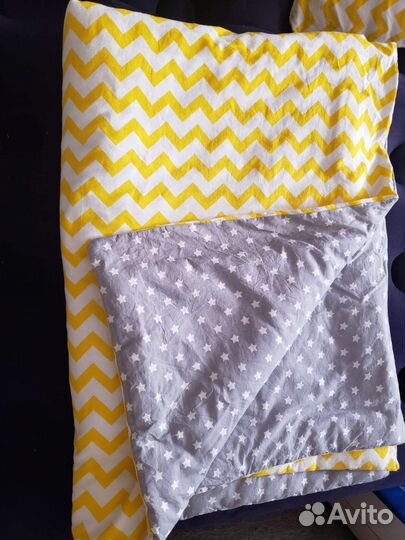 Постельный комплект для детской кроватки