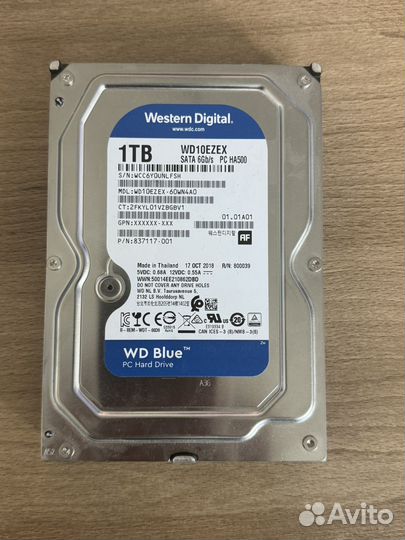 Жесткий диск 1 Тб WD