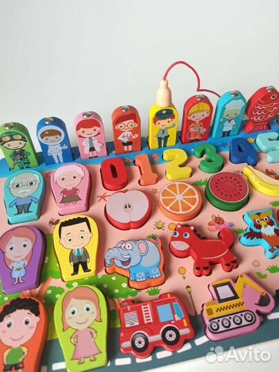 Развивающая доска Монтессори