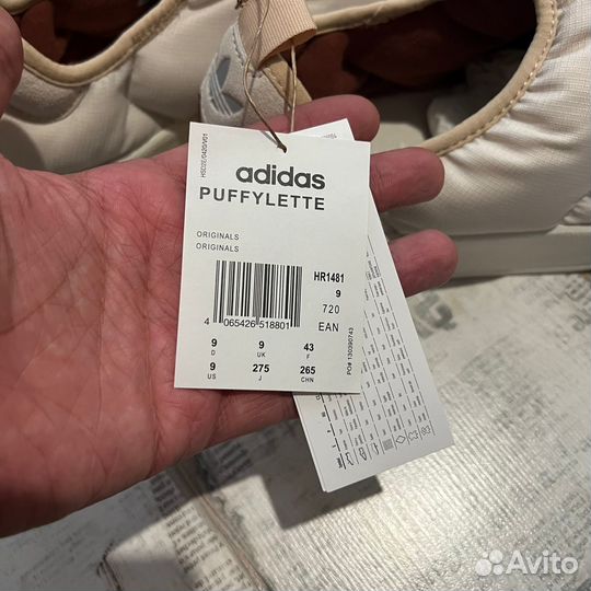 Новые слипоны дутики Adidas Puffylette р-р 42 и 43