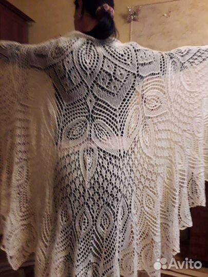 Шаль платок ручная работа