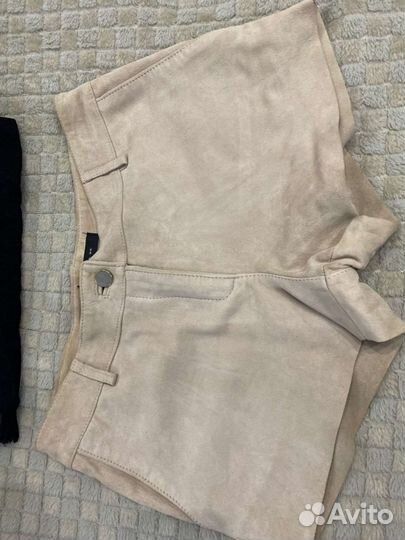 Шорты замша