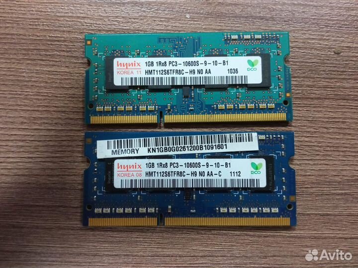 Модуль озу sodimm Hynix PC3-10600S-9-10-B1