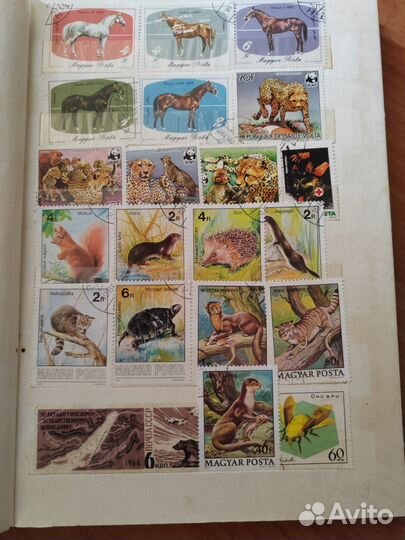 Коллекция марок времён СССР