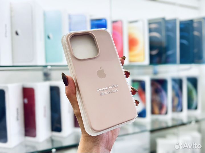 Чехол на iPhone 14 Pro, нюд