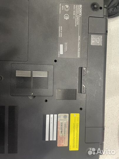 Ноутбук на запчасти sony vaio