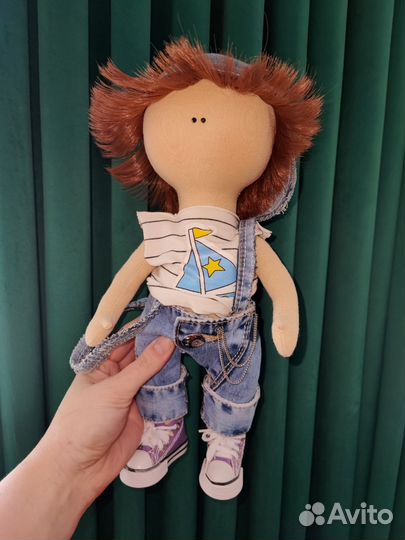 Кукла текстильная
