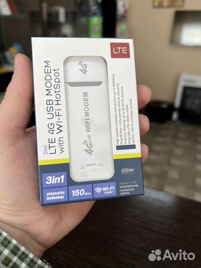 Usb модем 4g wifi роутер под все сим карты 4g lte