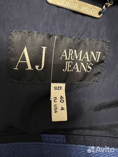 Оригинальный плащ дождевик Armani Jeans