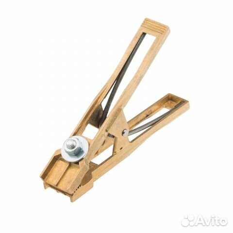 Зажим «крокодил» 315 А 170 мм для сварки (латунь)