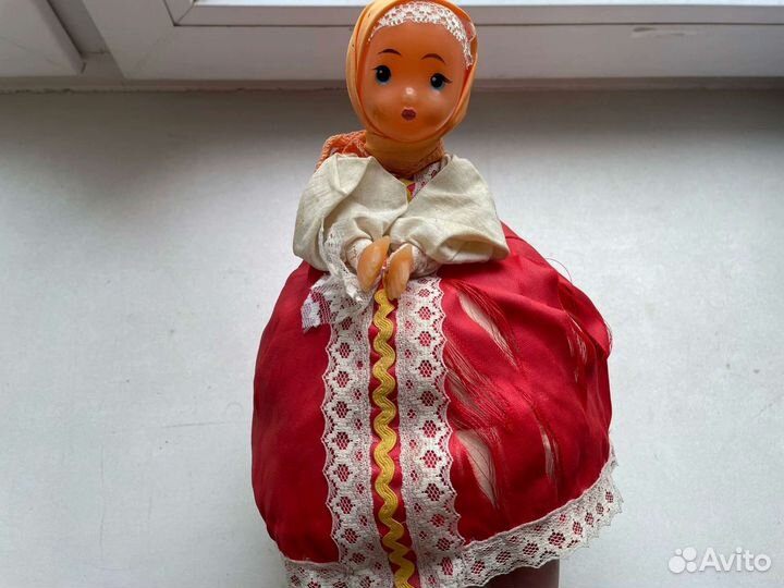 1986 год редкое: Кукла для самовара
