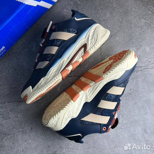 Кроссовки Adidas Niteball Crew Navy Wild Sepia (41