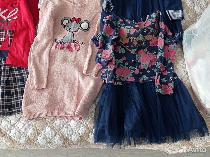 Детские вещи пакетом платья для девочки