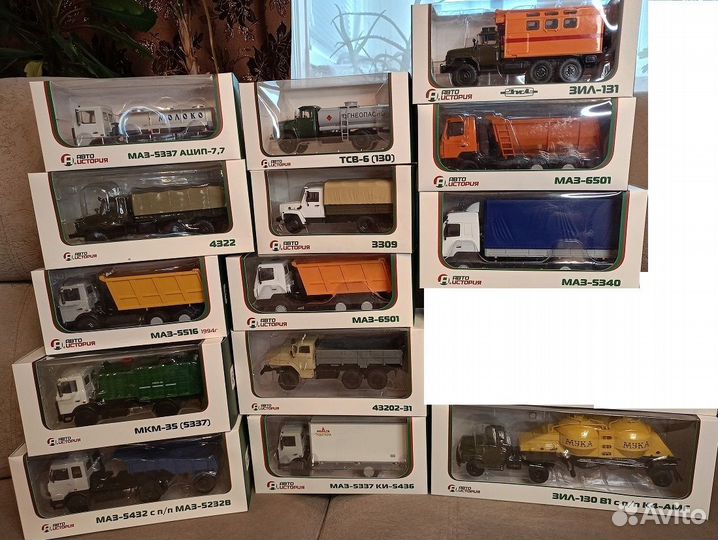 Авто модели фирмы Автоистория аист 1/43