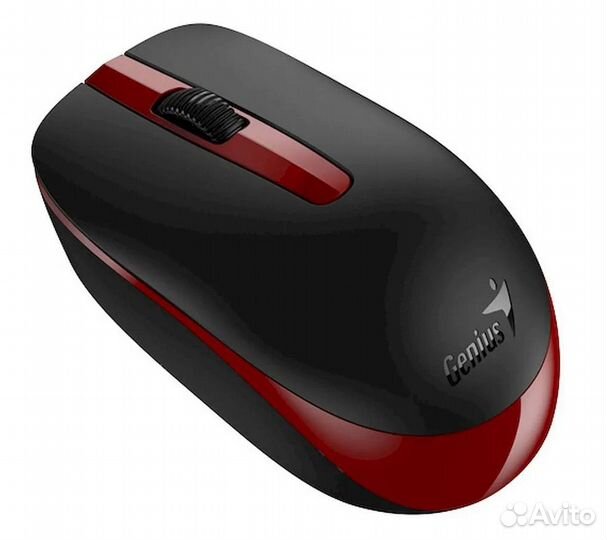 Беспроводная мышь Genius NX-7007, красный/черный