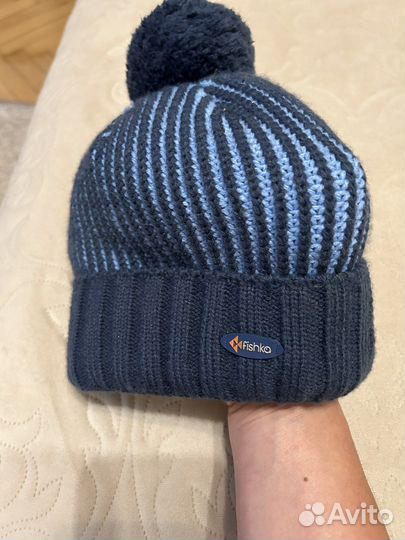 Шапка для мальчика тёплая