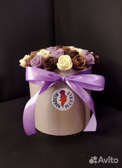 Шоколадные Розы - 37 шт в Коробке