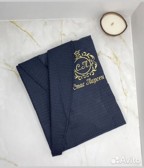 Халат мужской + полотенце