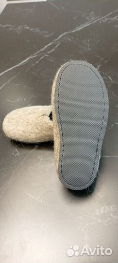 Прошивка подошвы на валяные тапочки