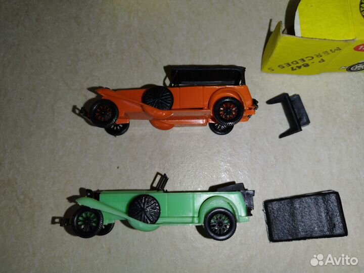 Машинки, ретро, 1:50, мерседес 1928 года