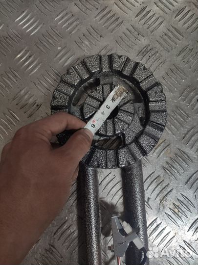 Двухконтурная газовая горелка для казана в очаг