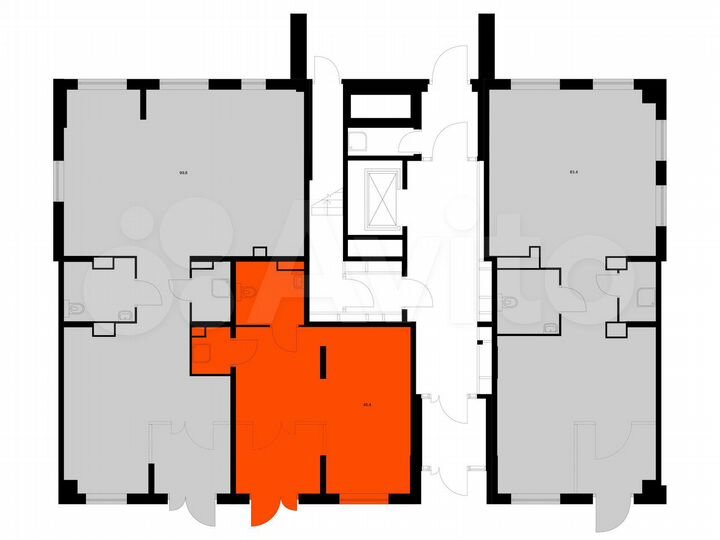 Продам помещение свободного назначения, 45.4 м²