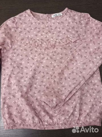 Блузки детские рост 140 см - 2шт