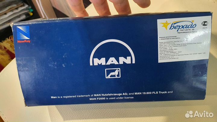 Модель машина ман грузовая. В коллекцию