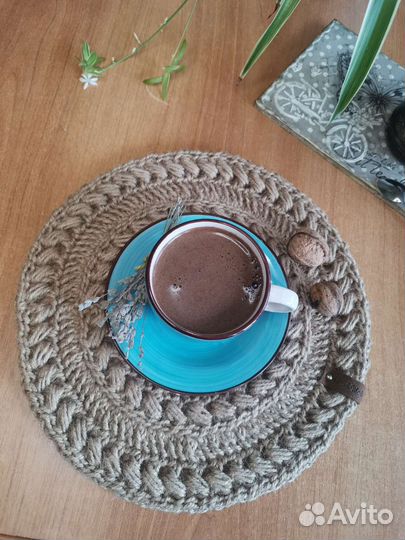 Салфетки сервировочные из джута