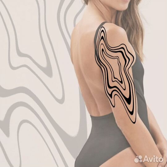 Тату на модельных условиях