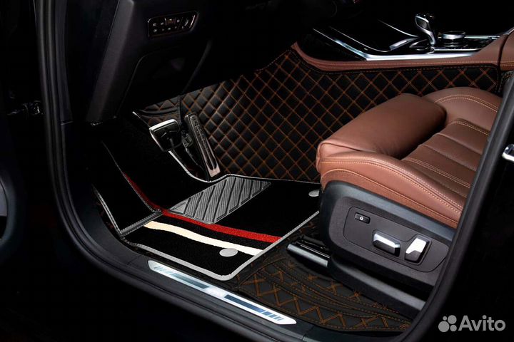 3D Коврики Lexus LS из Экокожи