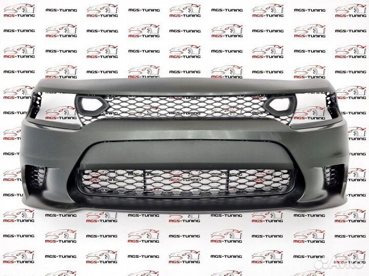 Бампер передний Dodge Charger 14+ в стиле Hellcat