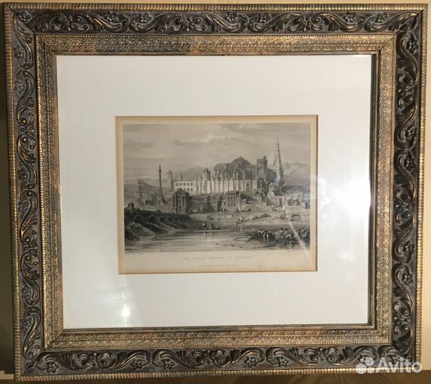 Старинная гравюра