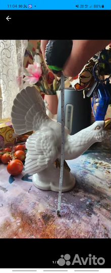 Статуэтка фарфоровая глухарь Германия 1937-1960гг