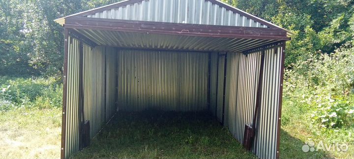 Гараж / ракушка двускатный